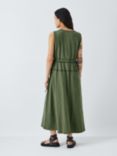 AND/OR Stella Embroidered Jersey Dress, Khaki