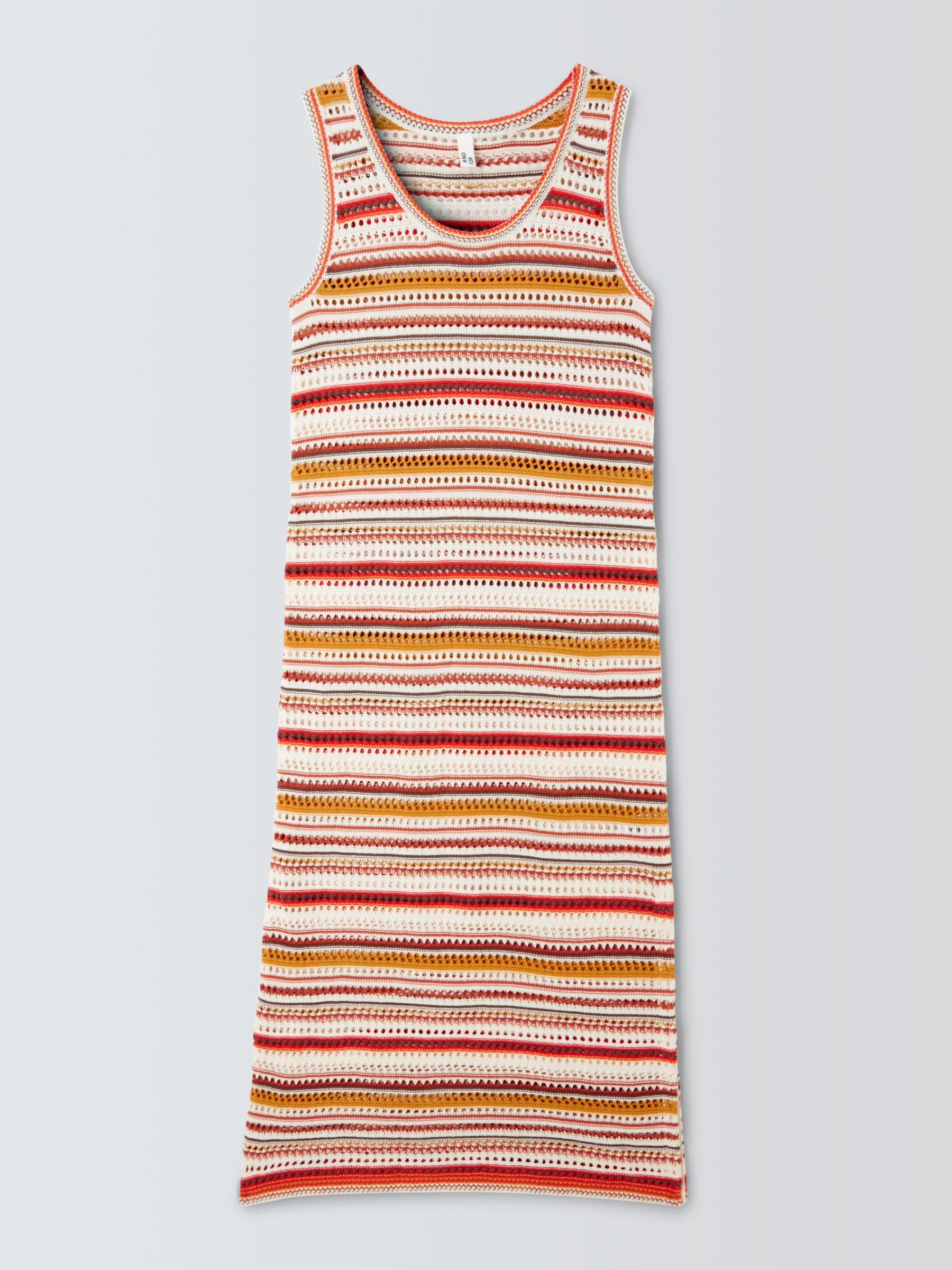 AND/OR Abigail Stripe Knit Dress, Multi, 16