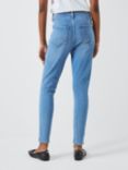 7 For All Mankind Slim Illusion Luxe Salute Skinny Ankle Jeans, Light Blue, Light Blue