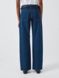7 For All Mankind Lotta Luxe Vintage Flared Jeans, Dark Blue