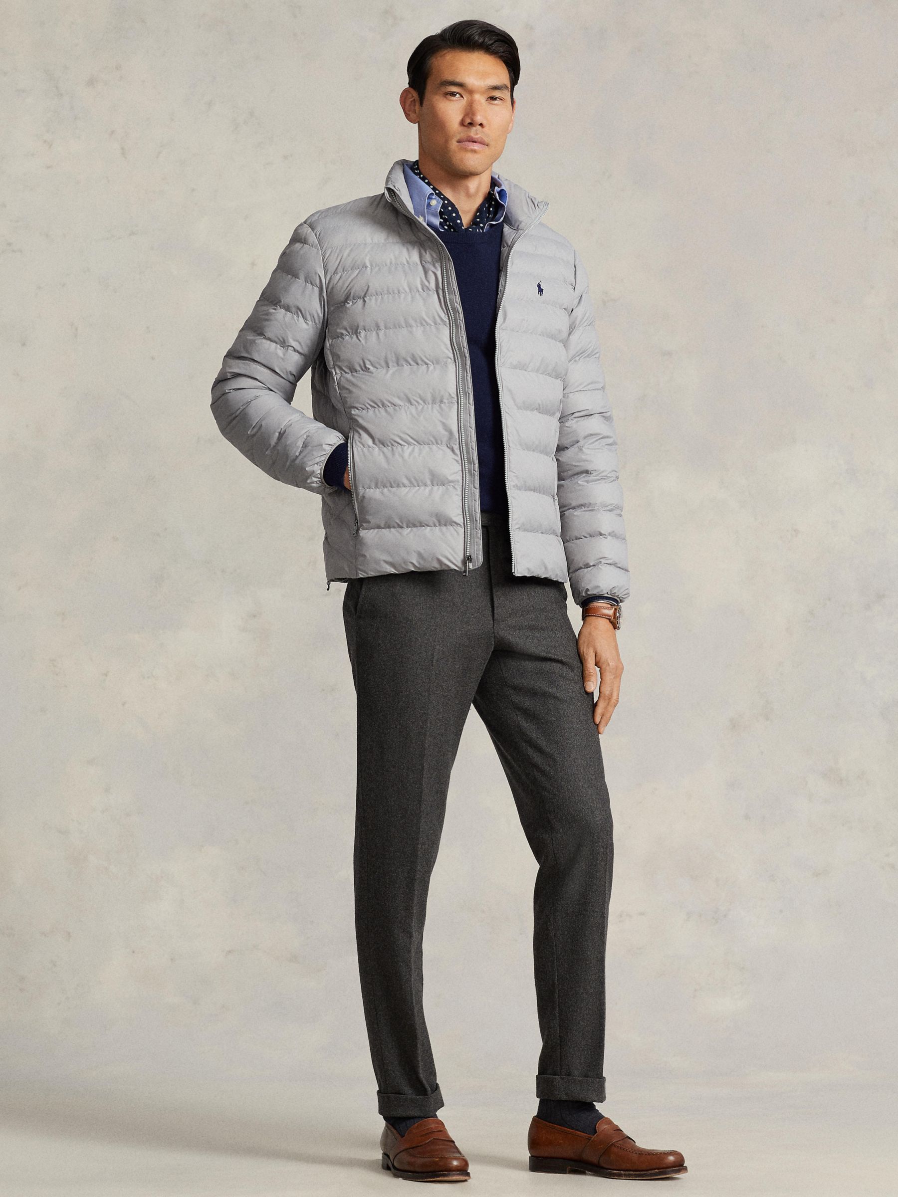 Polo Ralph Lauren Terra Packable Jacket, Light Grey, L