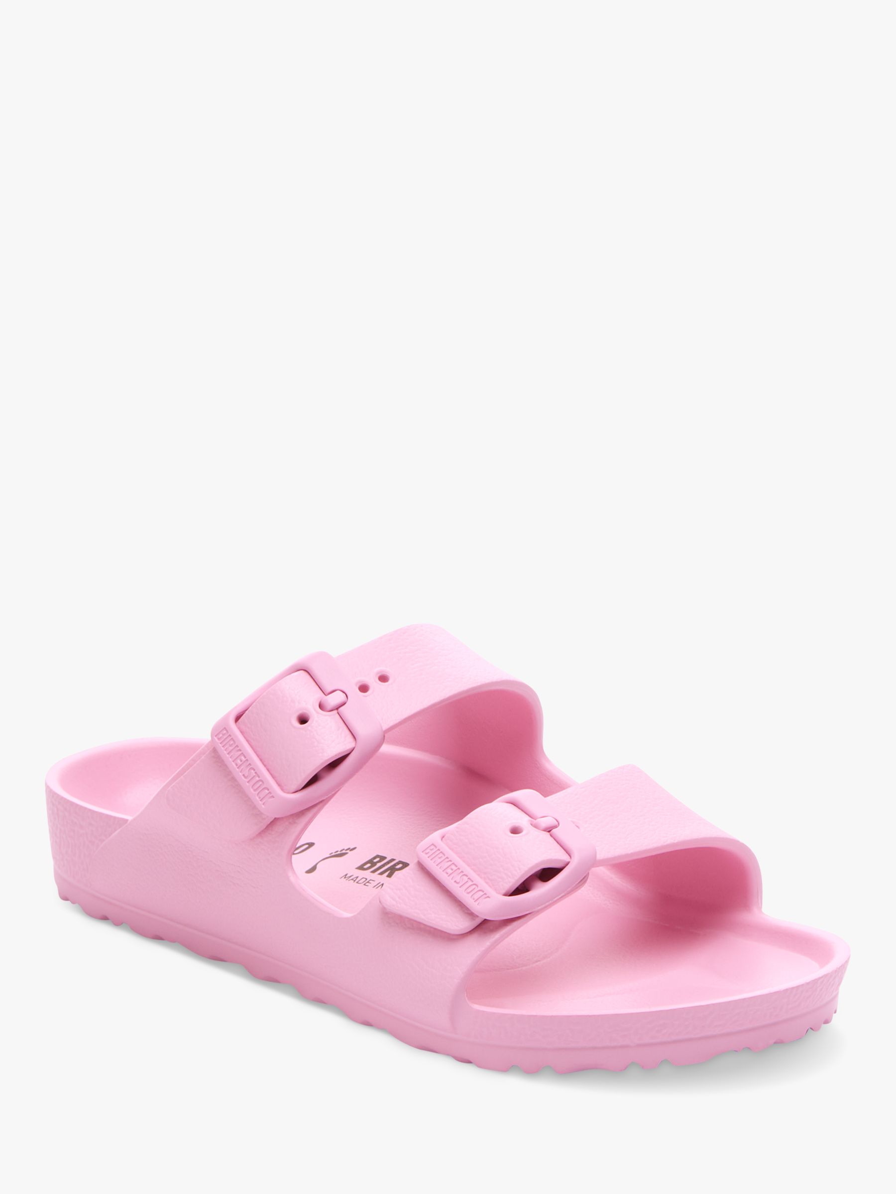 Buy Birkenstock Kids' Rio Double Strap Sandals, Pink Clay Online at johnlewis.com