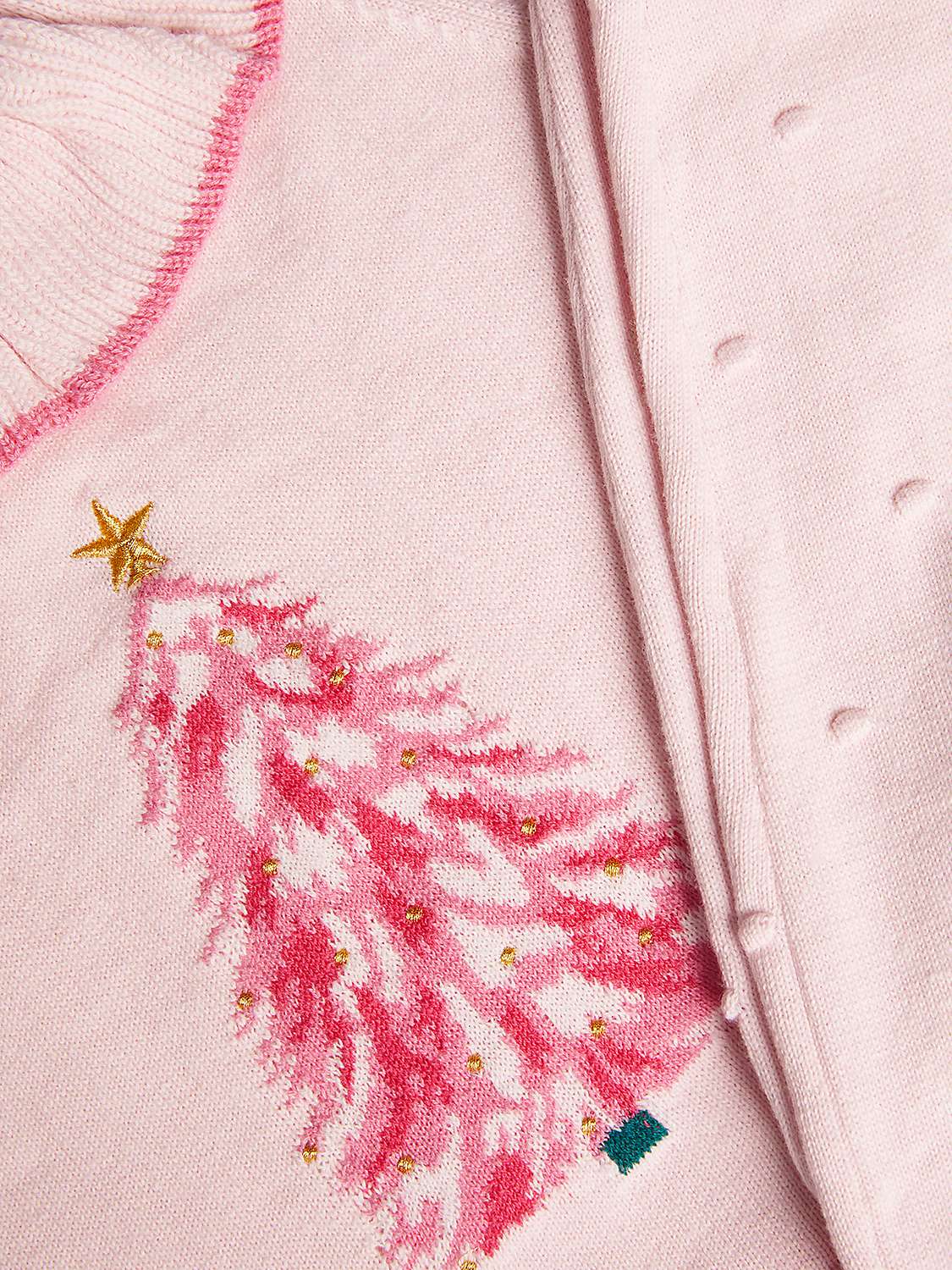 Buy Monsoon Baby Christmas Tree Knitted Top & Trousers Set Online at johnlewis.com