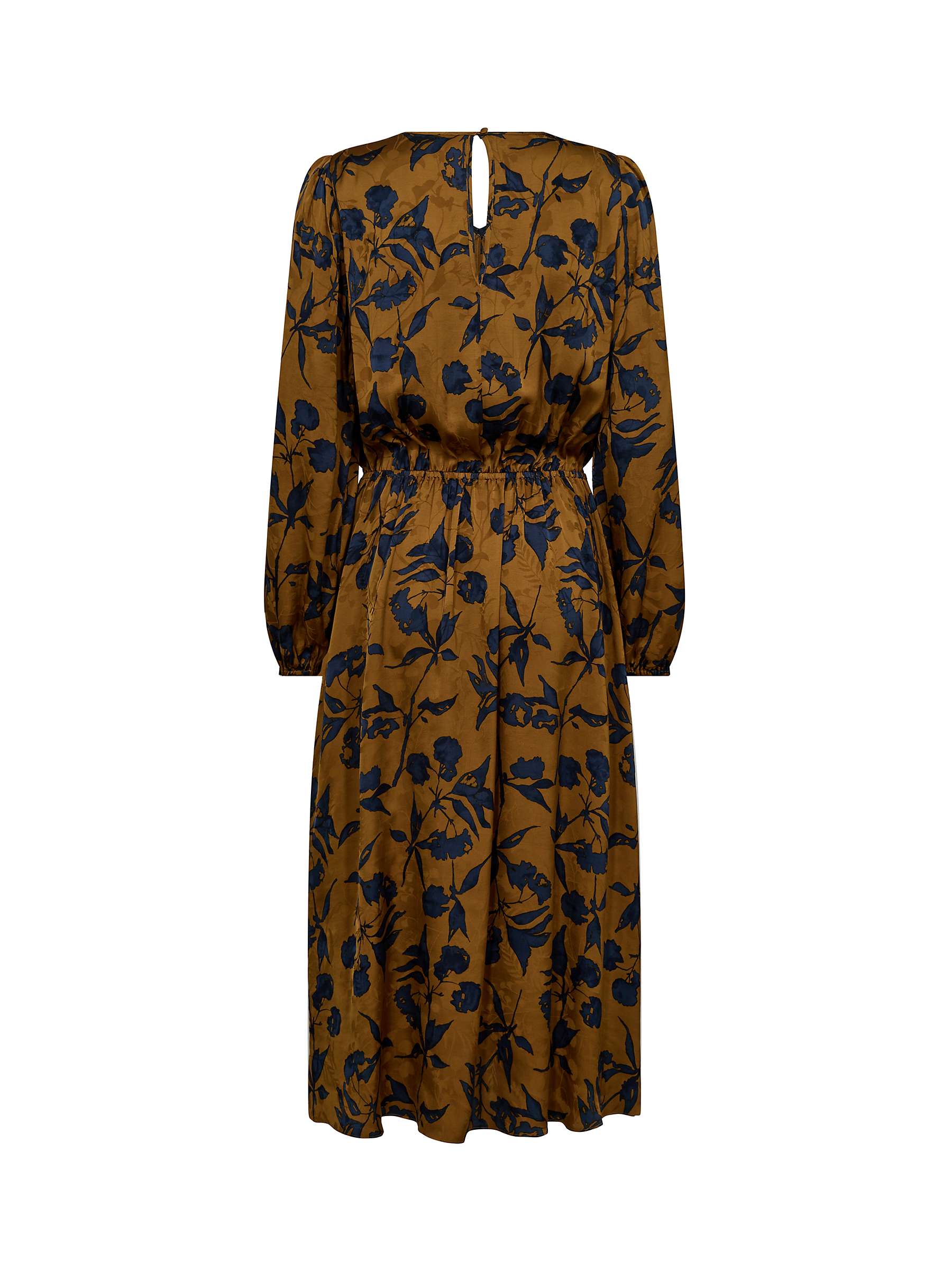 Buy MOS MOSH Tati Garden Jacquard Midi Dress, Tapenade Online at johnlewis.com