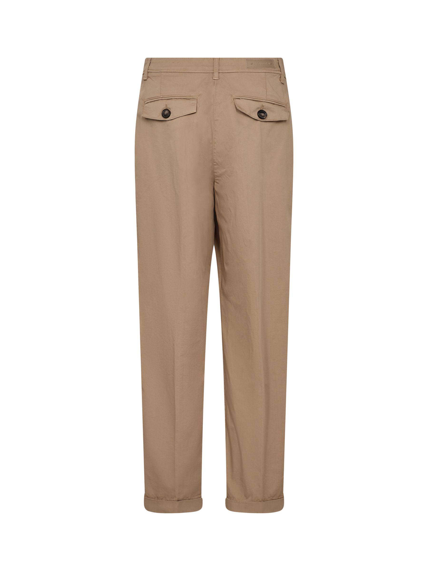 Buy MOS MOSH Verona Pleat Front Trousers, Sesame Online at johnlewis.com