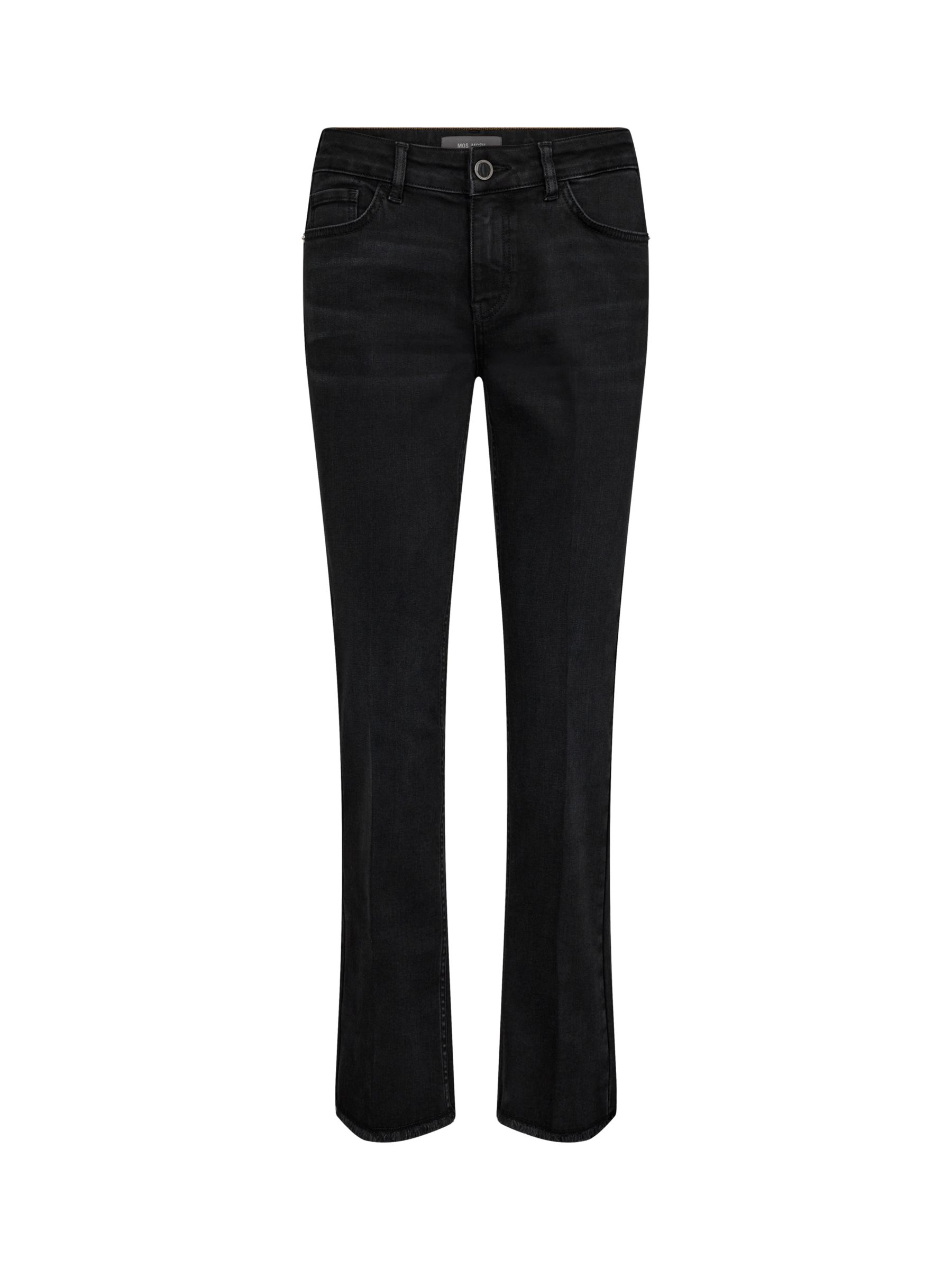MOS MOSH Ashley Imera Flared Jeans, Black at John Lewis & Partners