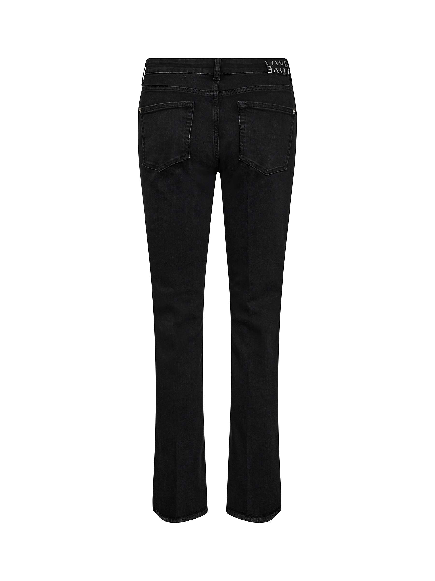 MOS MOSH Ashley Imera Flared Jeans, Black at John Lewis & Partners
