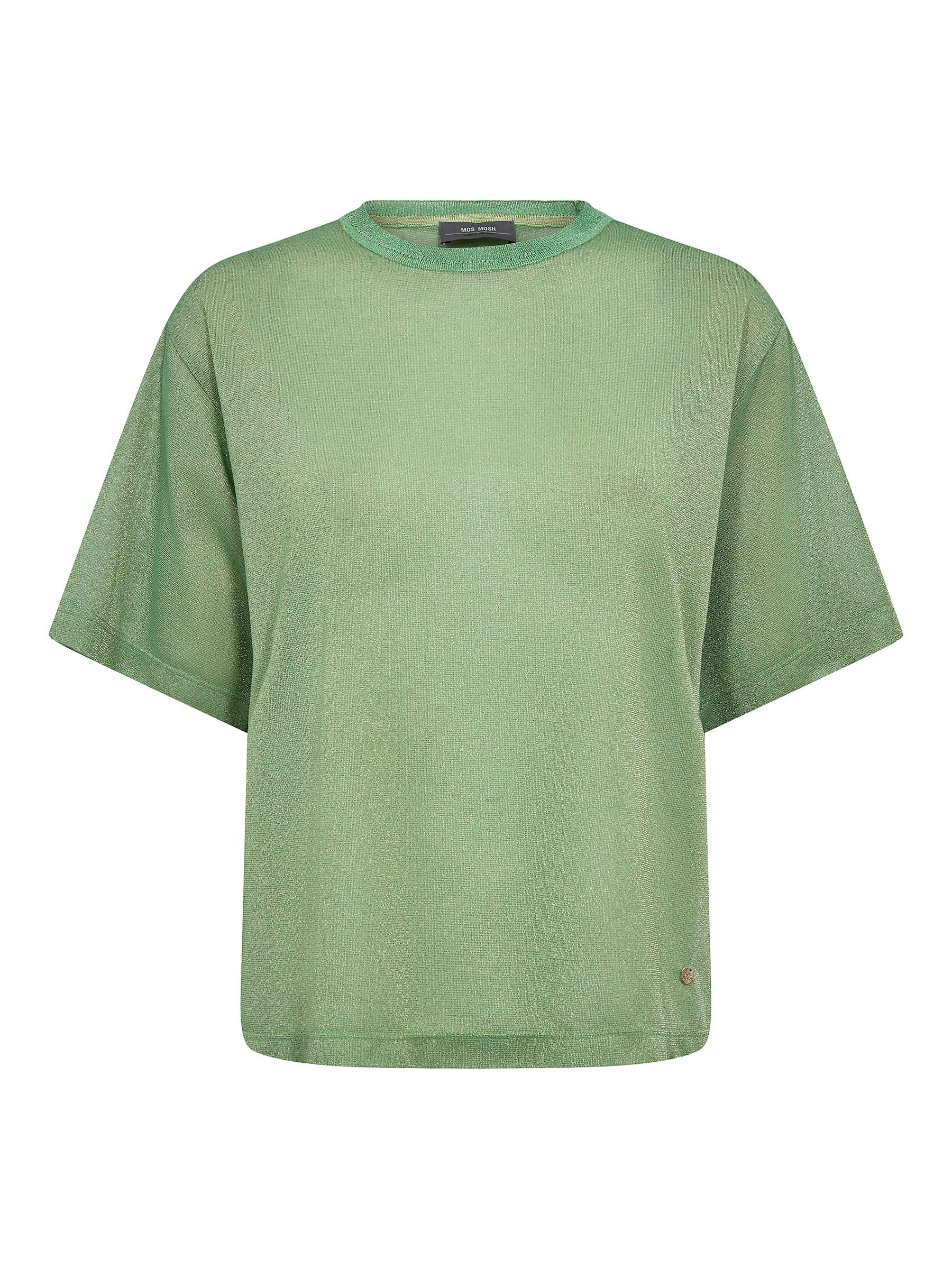 Buy MOS MOSH Kit Metallic T-Shirt, Zephyr Green Online at johnlewis.com