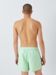 John Lewis ANYDAY Recycled Stripe Swim Shorts, Green/White