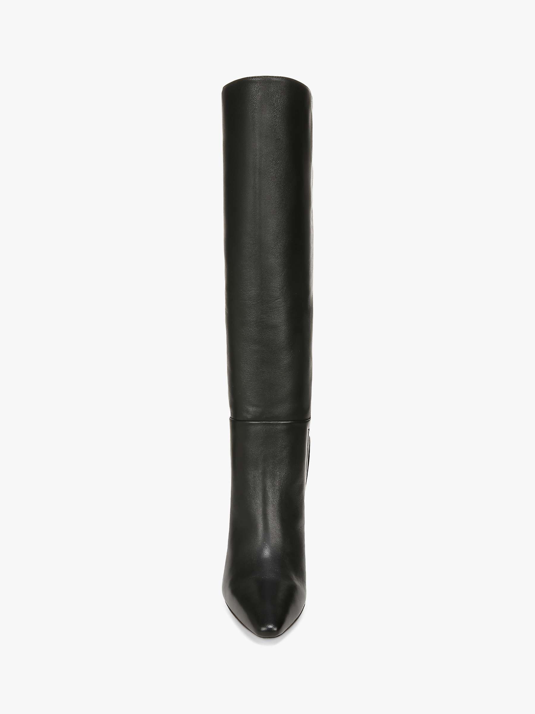 Buy Sam Edelman Vance Knee High Leather Boots, Black Online at johnlewis.com