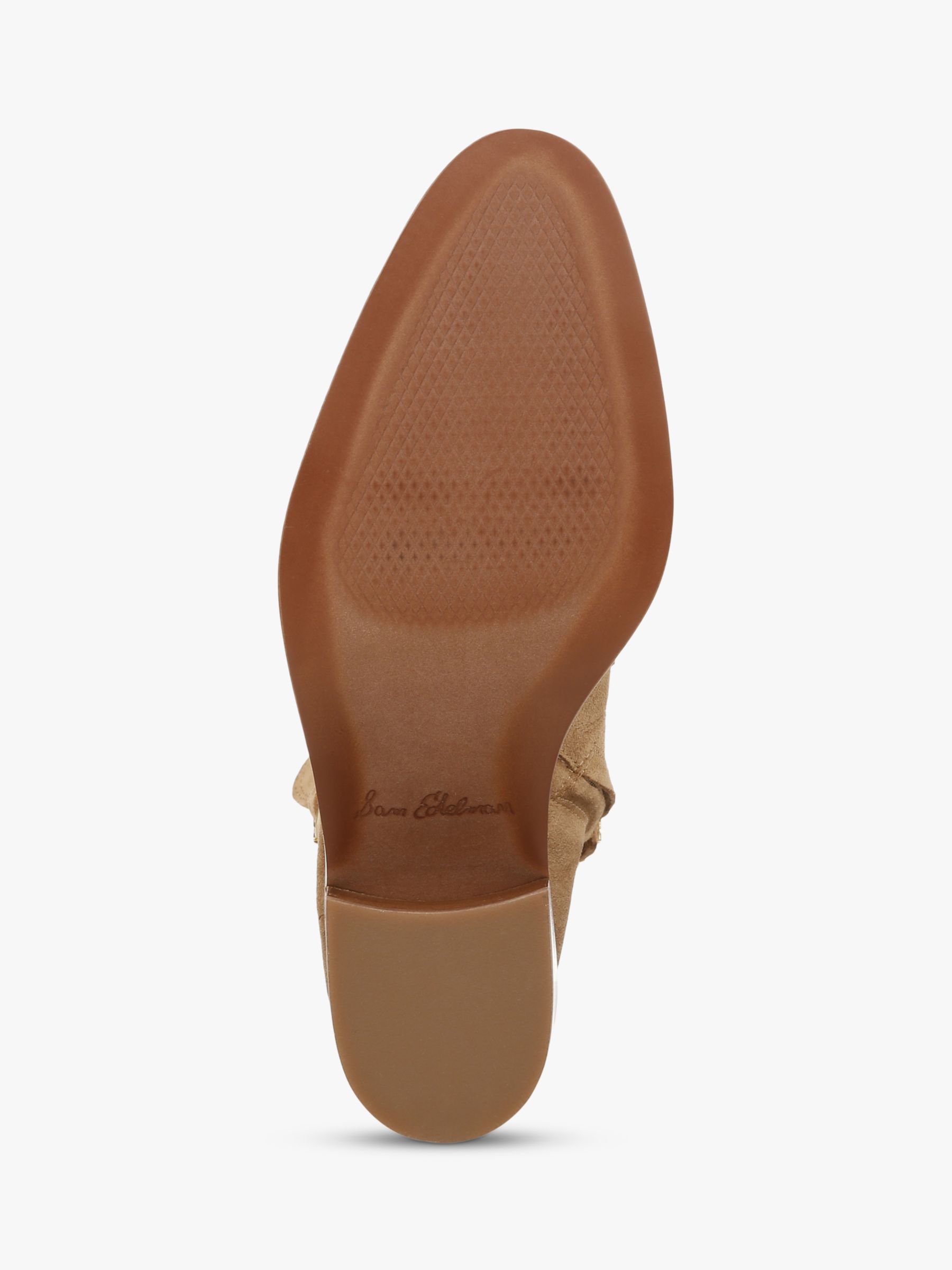 Sam Edelman Simona Leather Ankle Boots, Golden Caramel, 5