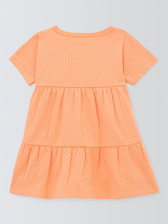 John Lewis ANYDAY Baby Honeycomb Embroidered Ice Cream Dress