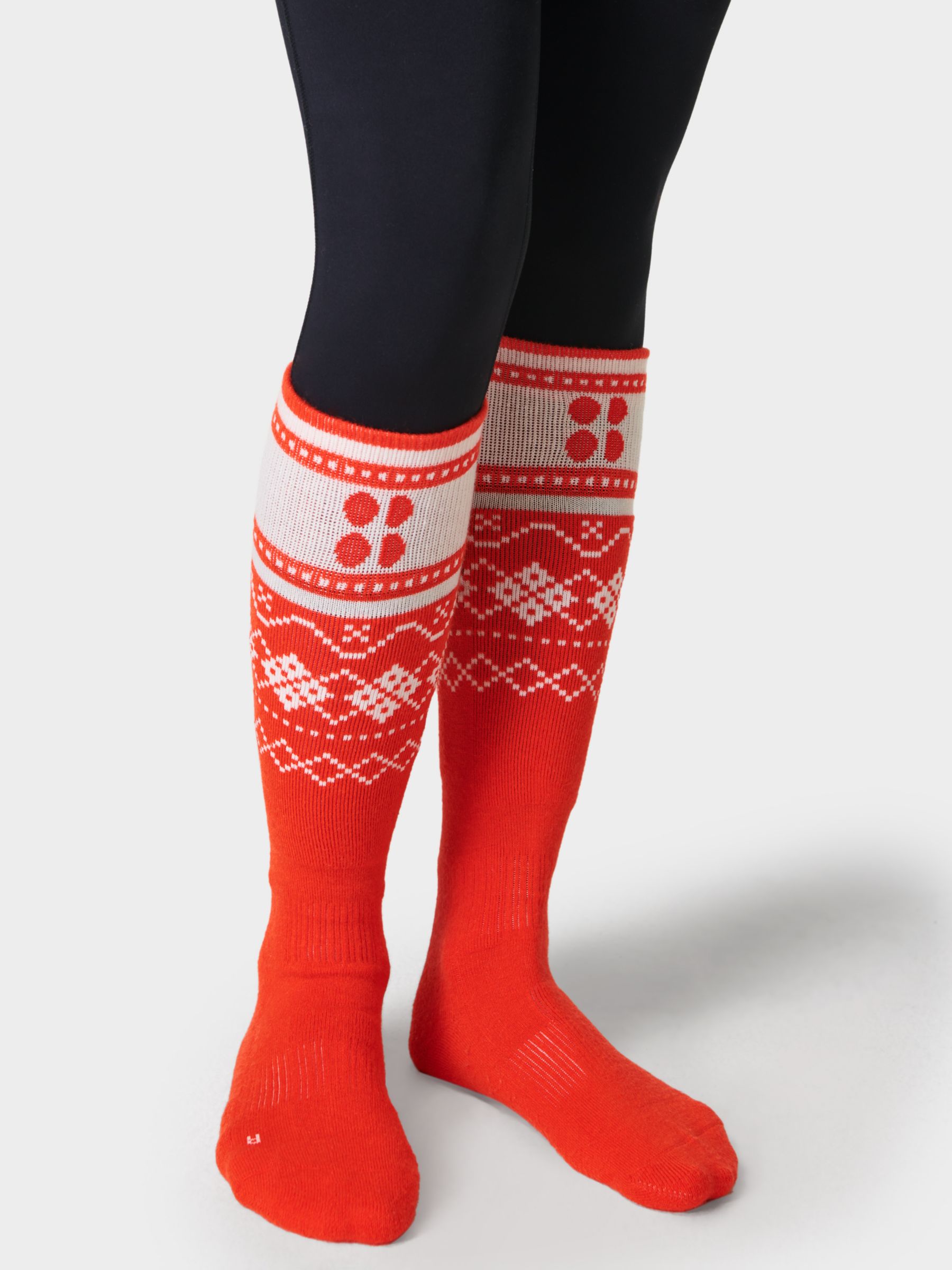 Sweaty Betty Technical Ski Socks, Firebird, 6-8
