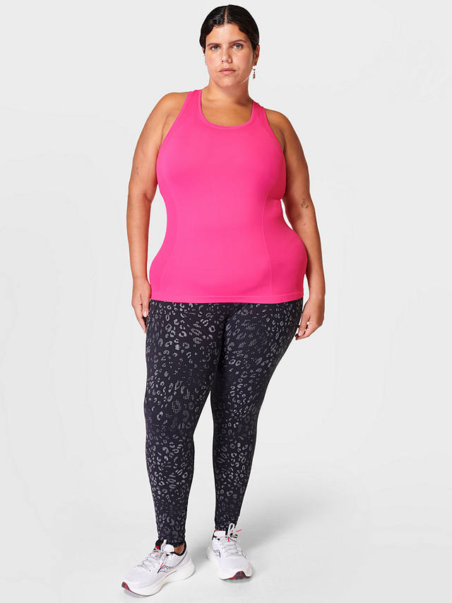 Sweaty Betty Athlete Seamless Workout Tank Top, Punk Pink