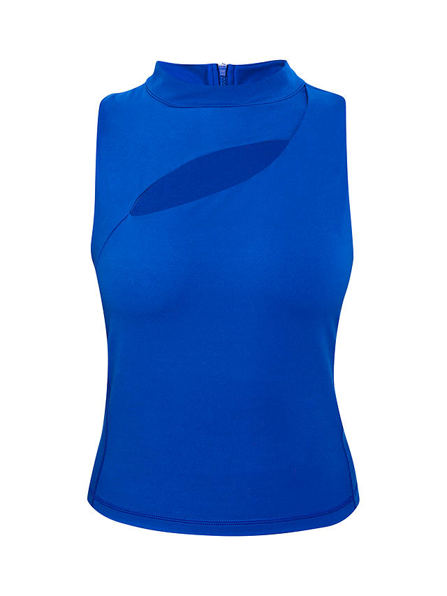 Sweaty Betty Athlete Seamless Workout Tank Top, Lightning Blue