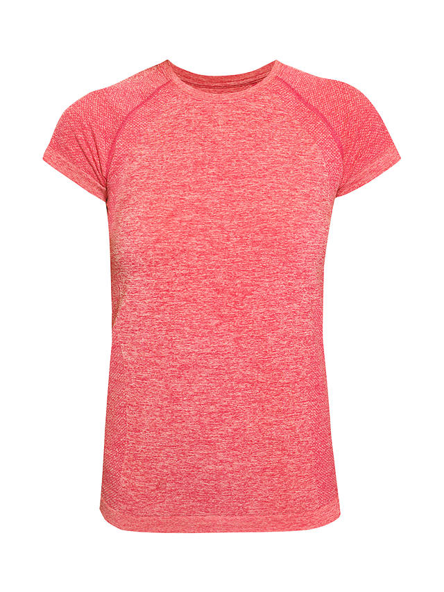 Sweaty Betty Athlete Seamless Workout T-Shirt, Punk Pink