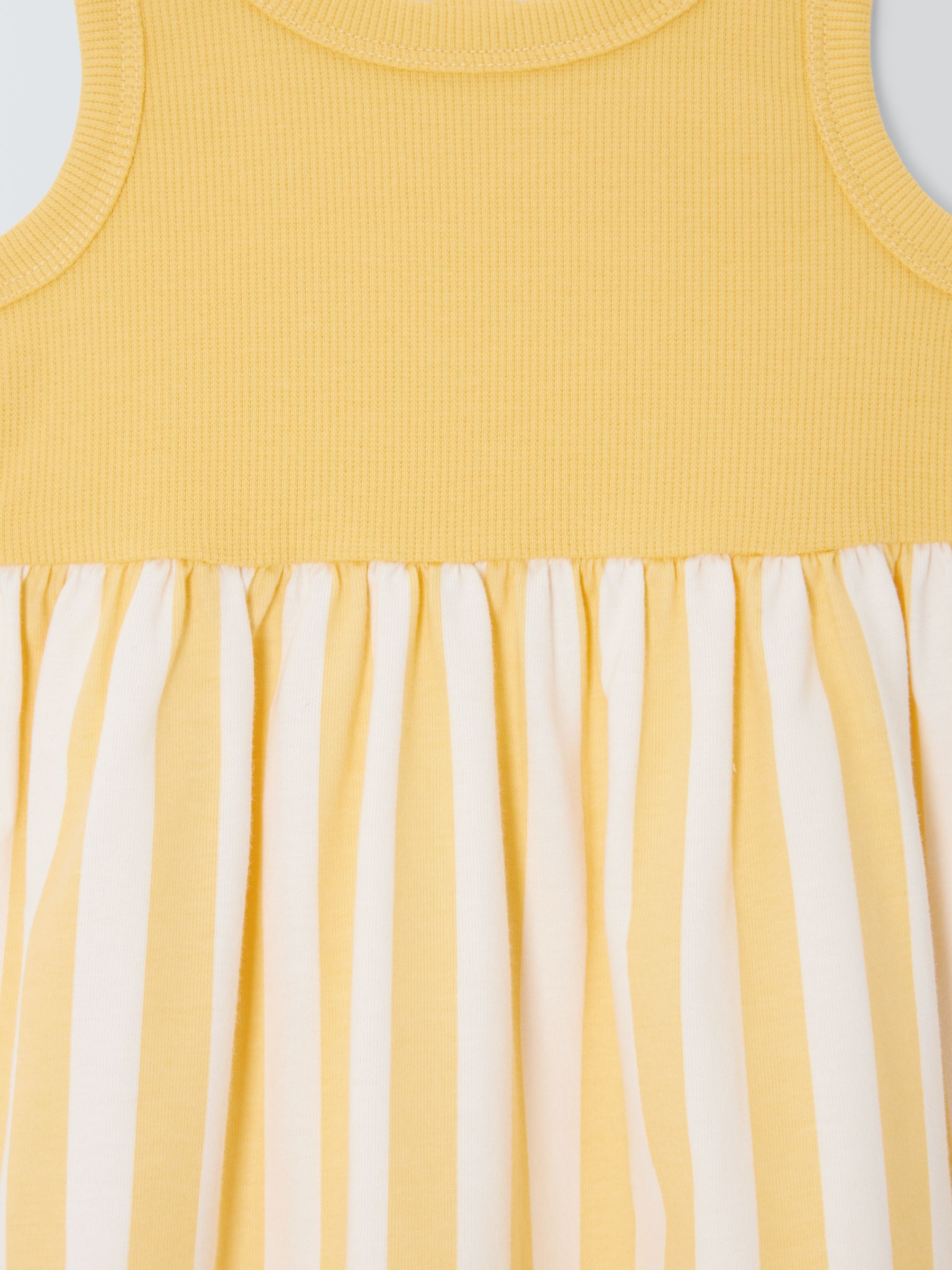 Buy John Lewis ANYDAY Baby Stripe Dress, Yellow Online at johnlewis.com
