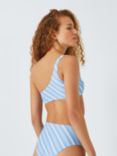 John Lewis ANYDAY Diagonal Stripe One Shoulder Bikini Top