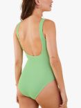 Accessorize Crinkle Fabric Swimsuit, Light Green