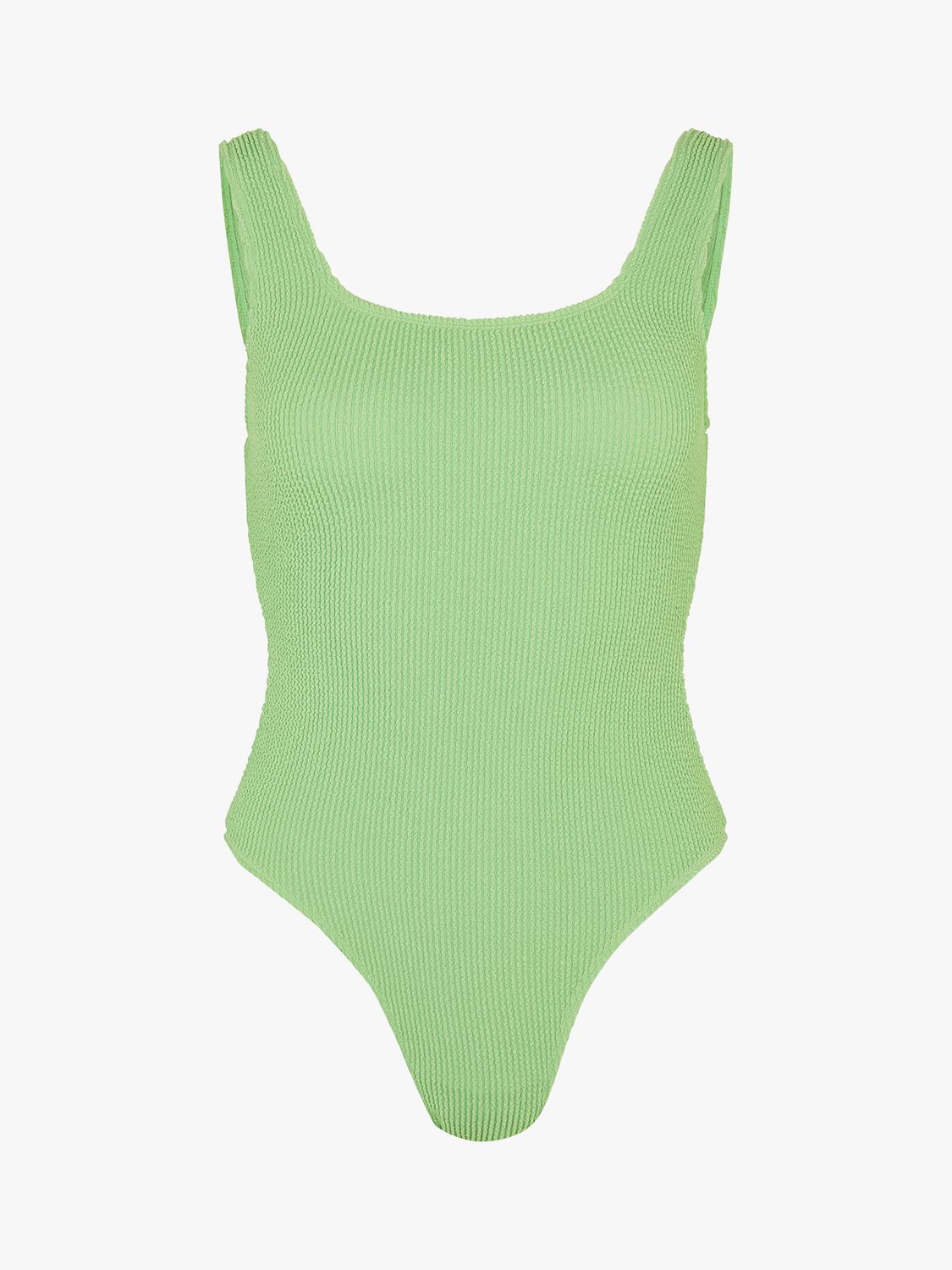 Accessorize Crinkle Fabric Swimsuit, Light Green