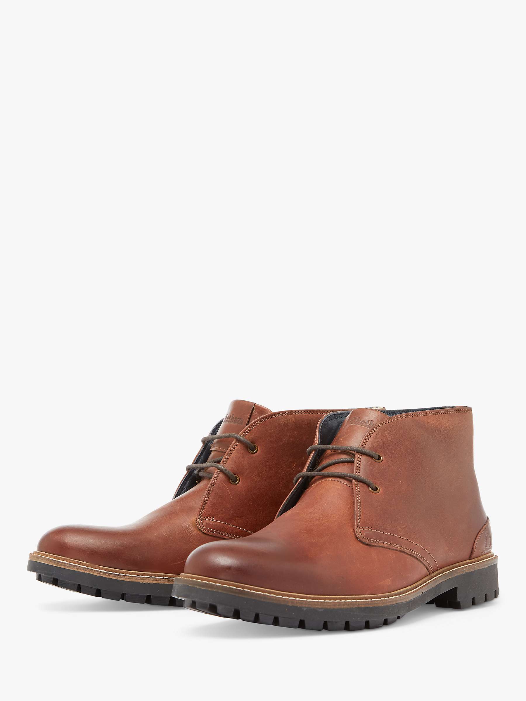 Buy Chatham Drogo Chukka Boots, Brown Tan Online at johnlewis.com