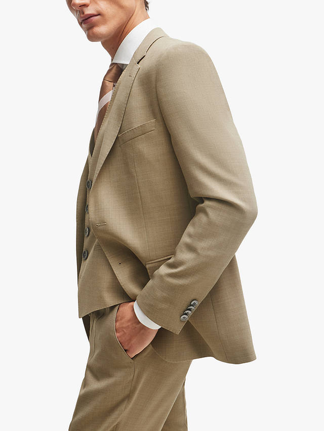 HUGO BOSS Jasper Wool Blend Suit Jacket, Medium Beige