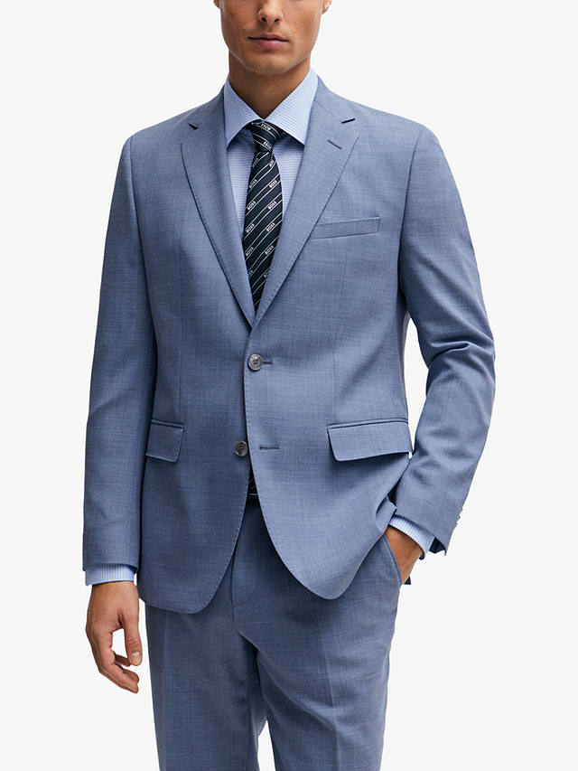 BOSS Jasper Wool Blend Suit Jacket, Open Blue