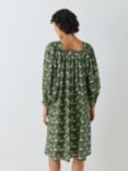 Batsheva x Laura Ashley Beamaris Abercastle Print Dress, Green/Multi, Green/Multi