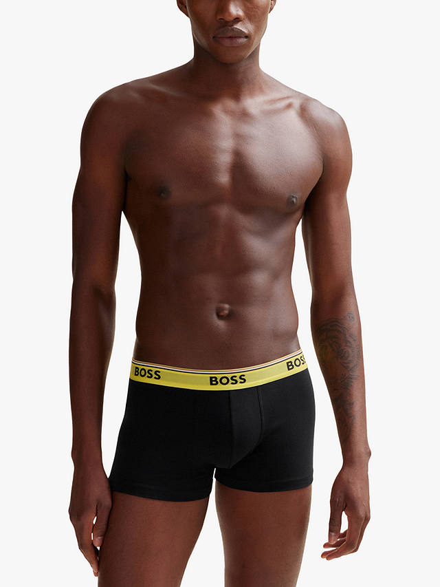 BOSS Essential Style Trunks, Pack of 3, Black