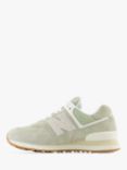 New Balance 574 Suede Mesh Trainers