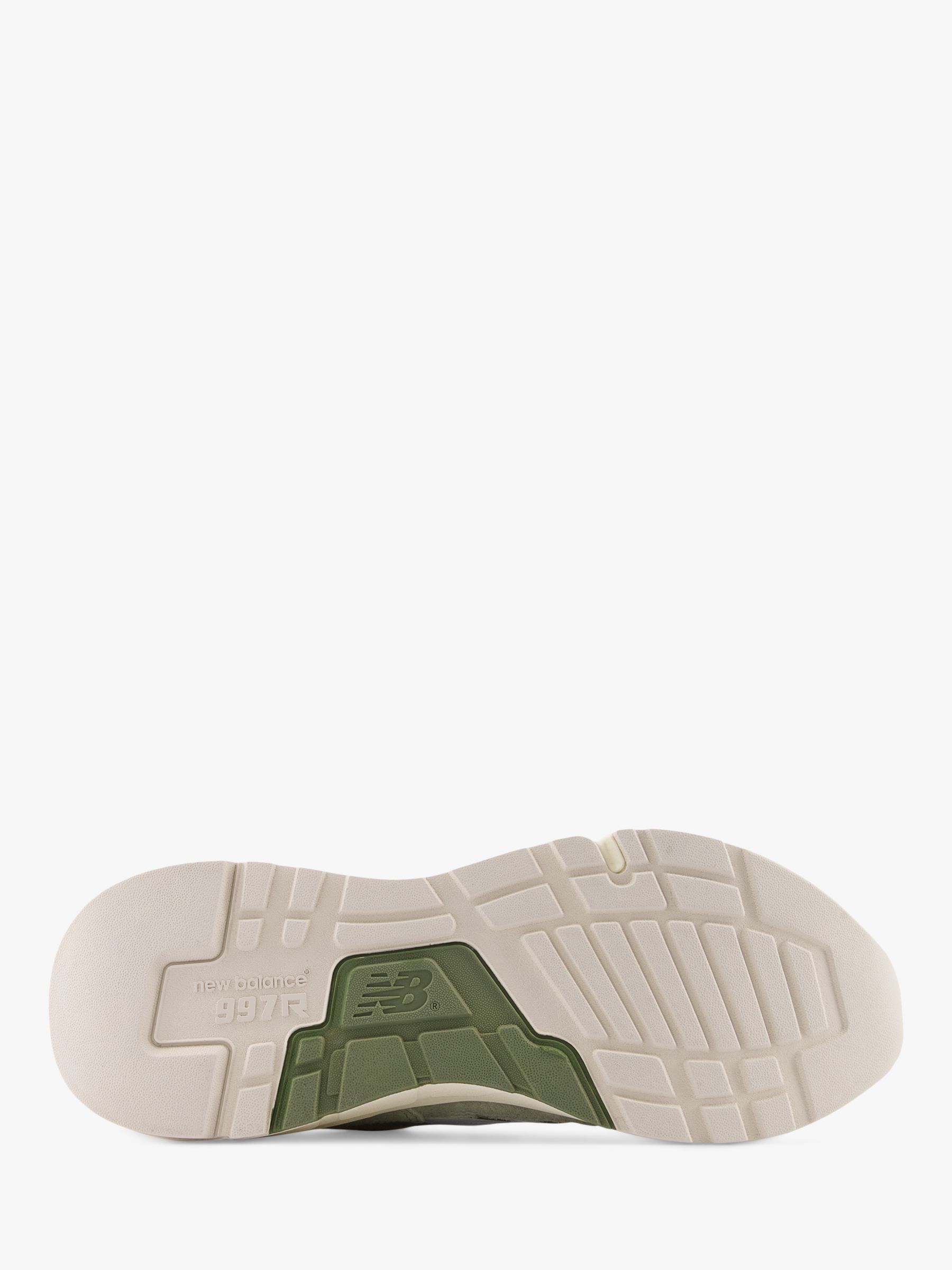 New Balance 997R Suede Trainers, Green at John Lewis & Partners