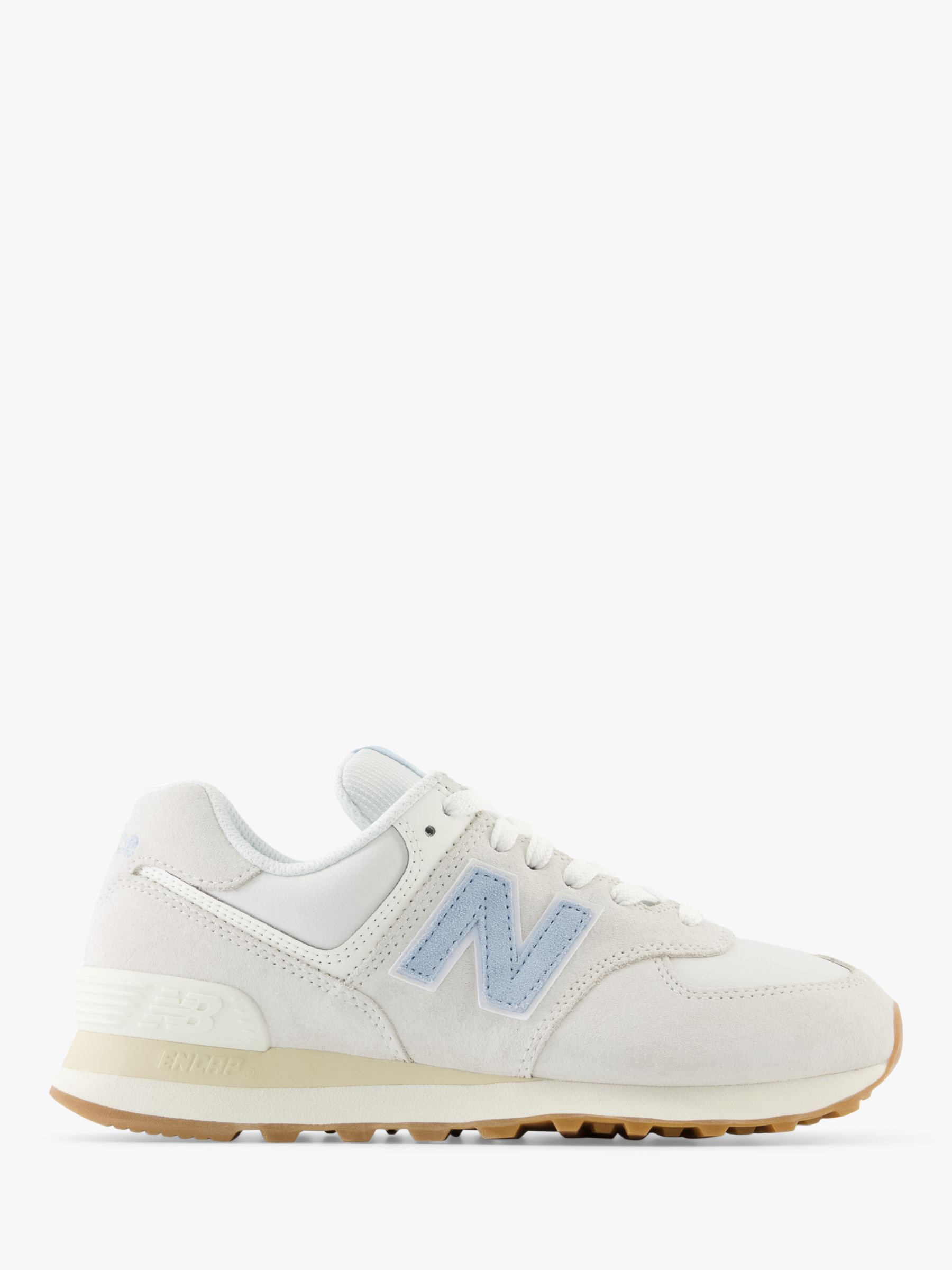 New Balance 574 Suede Mesh Trainers, Reflection at John Lewis & Partners