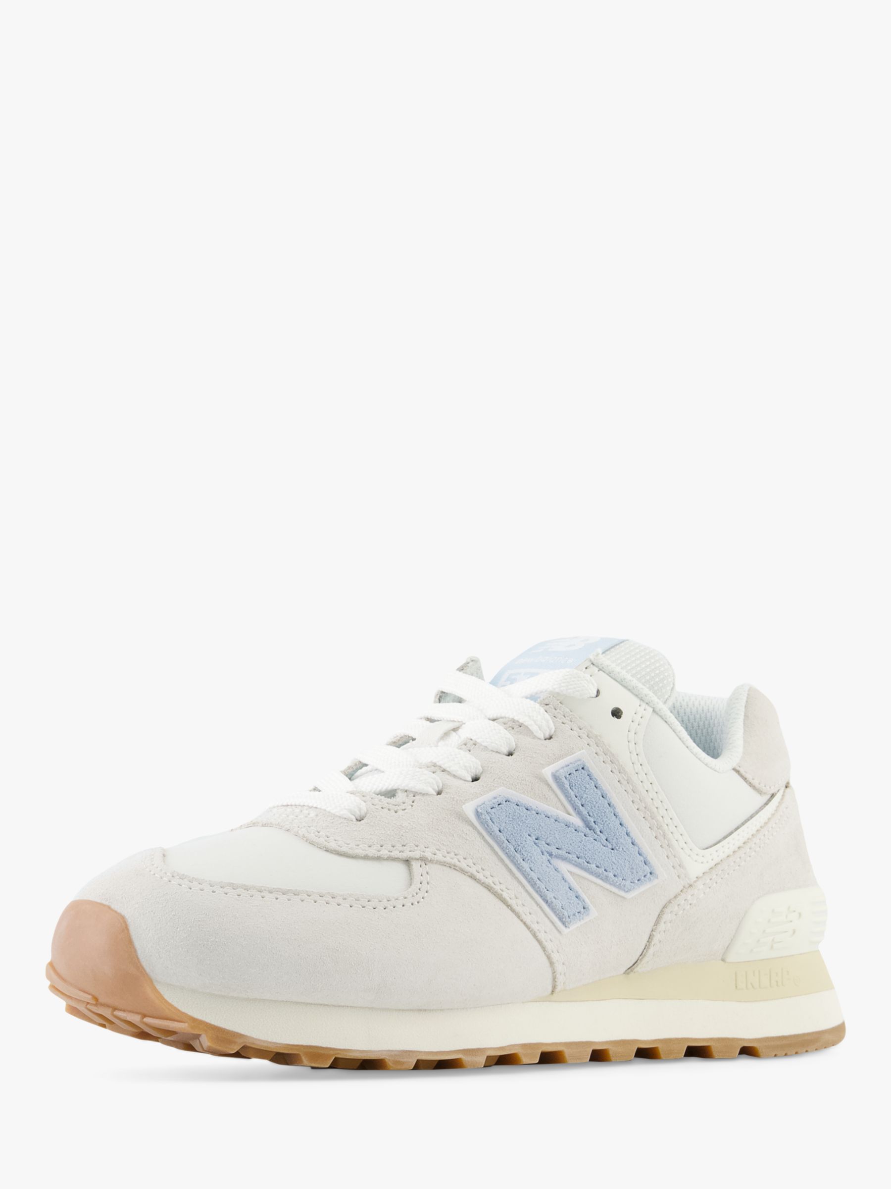 New Balance 574 Suede Mesh Trainers, Reflection at John Lewis & Partners