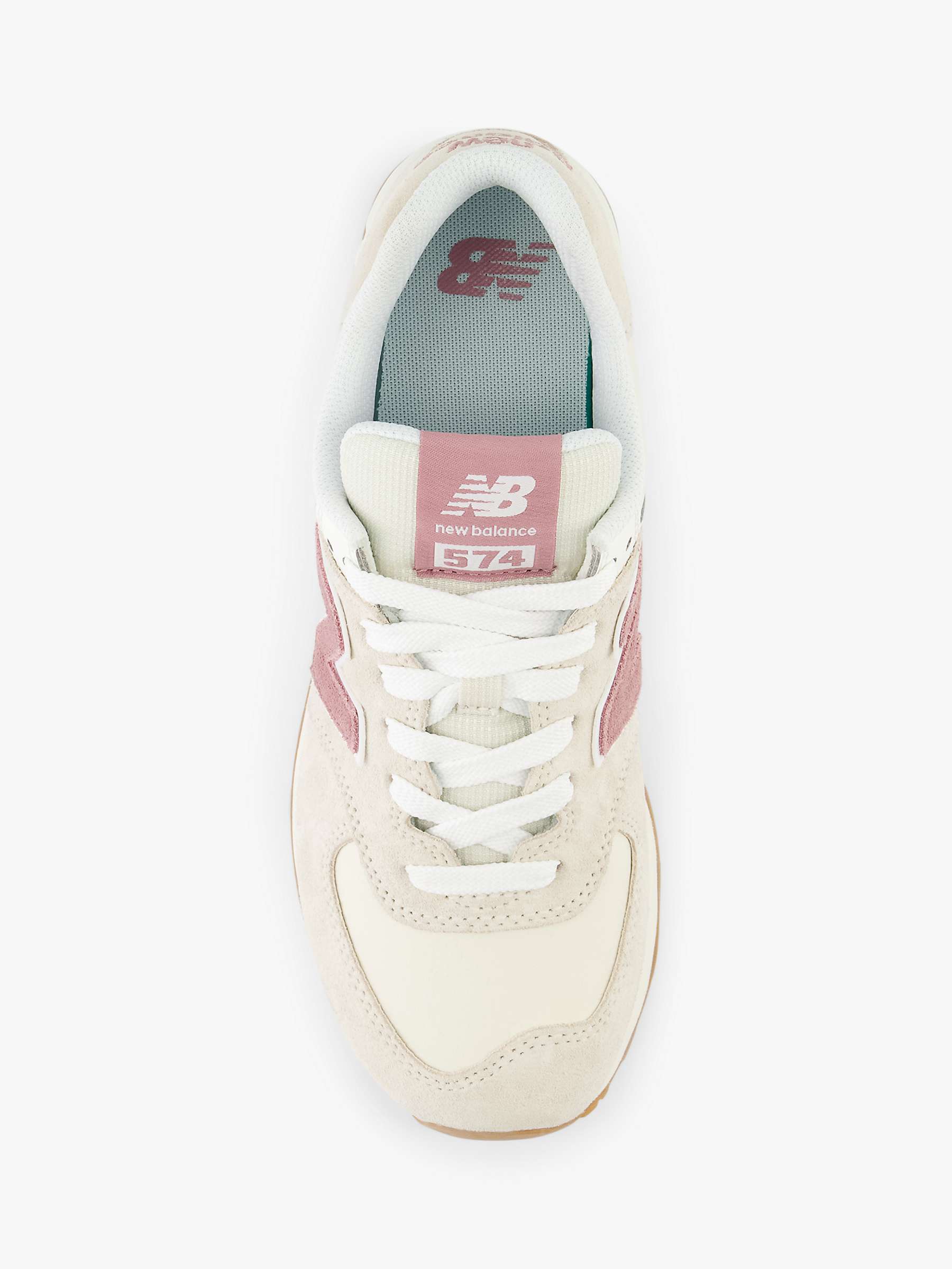 Buy New Balance 574 Suede Mesh Trainers Online at johnlewis.com