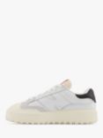 New Balance CT302 Flatform Trainers, White/Black