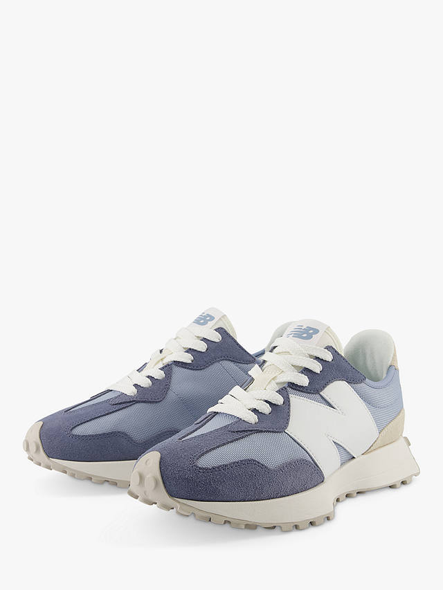 New Balance 327 Suede Mesh Trainers, Light Artic Grey