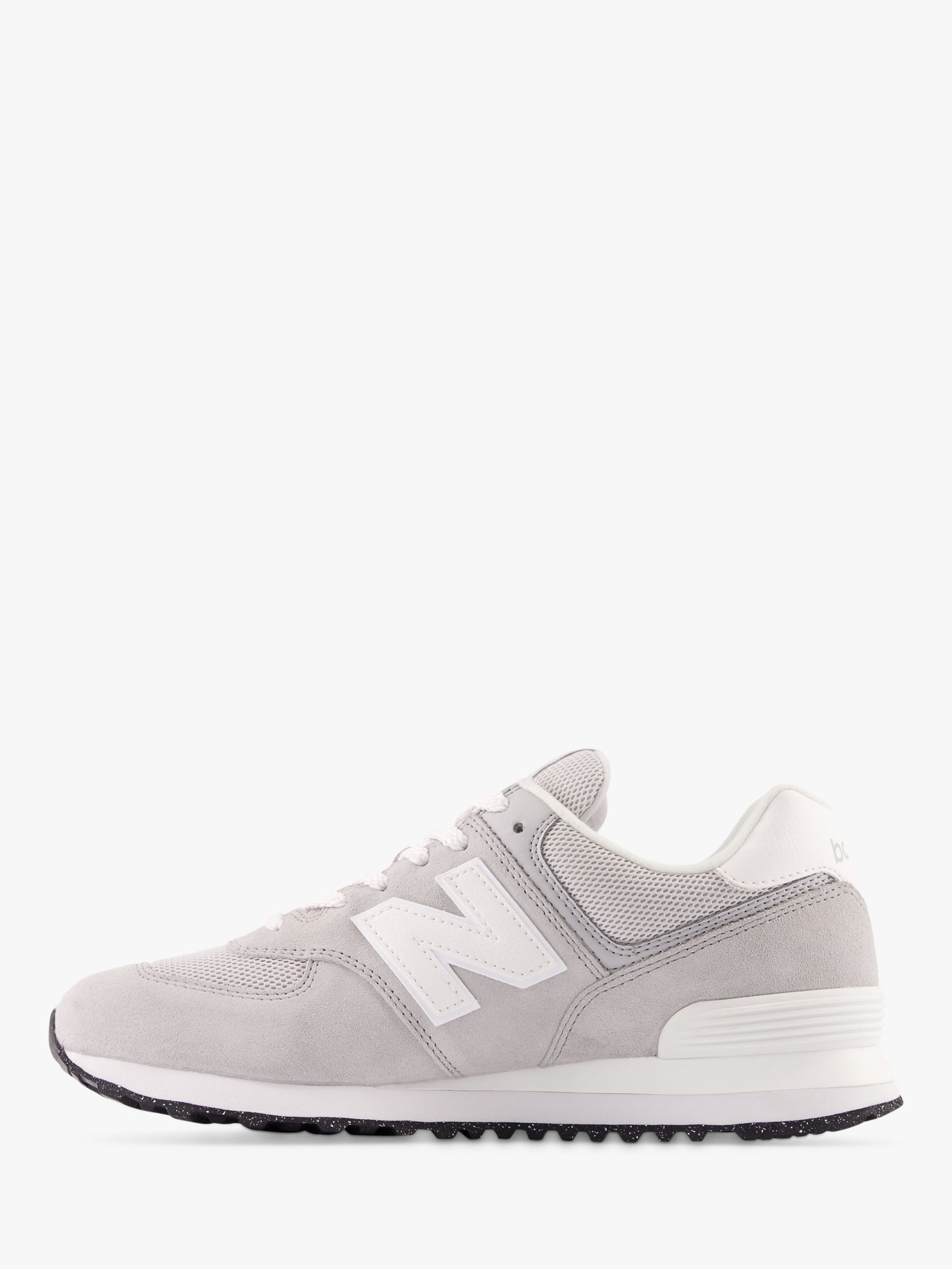 Buy New Balance 574 Suede Mesh Trainers, Grey Online at johnlewis.com