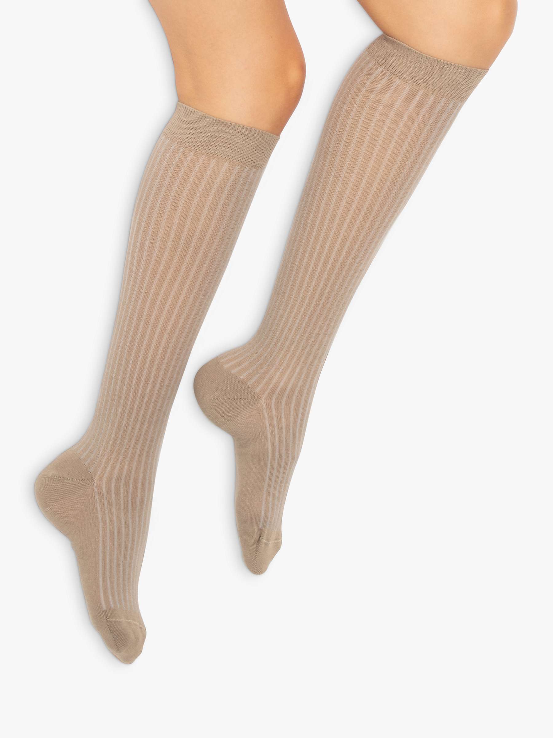 Buy Dear Denier Matilde Knee High Ribbed Socks Online at johnlewis.com