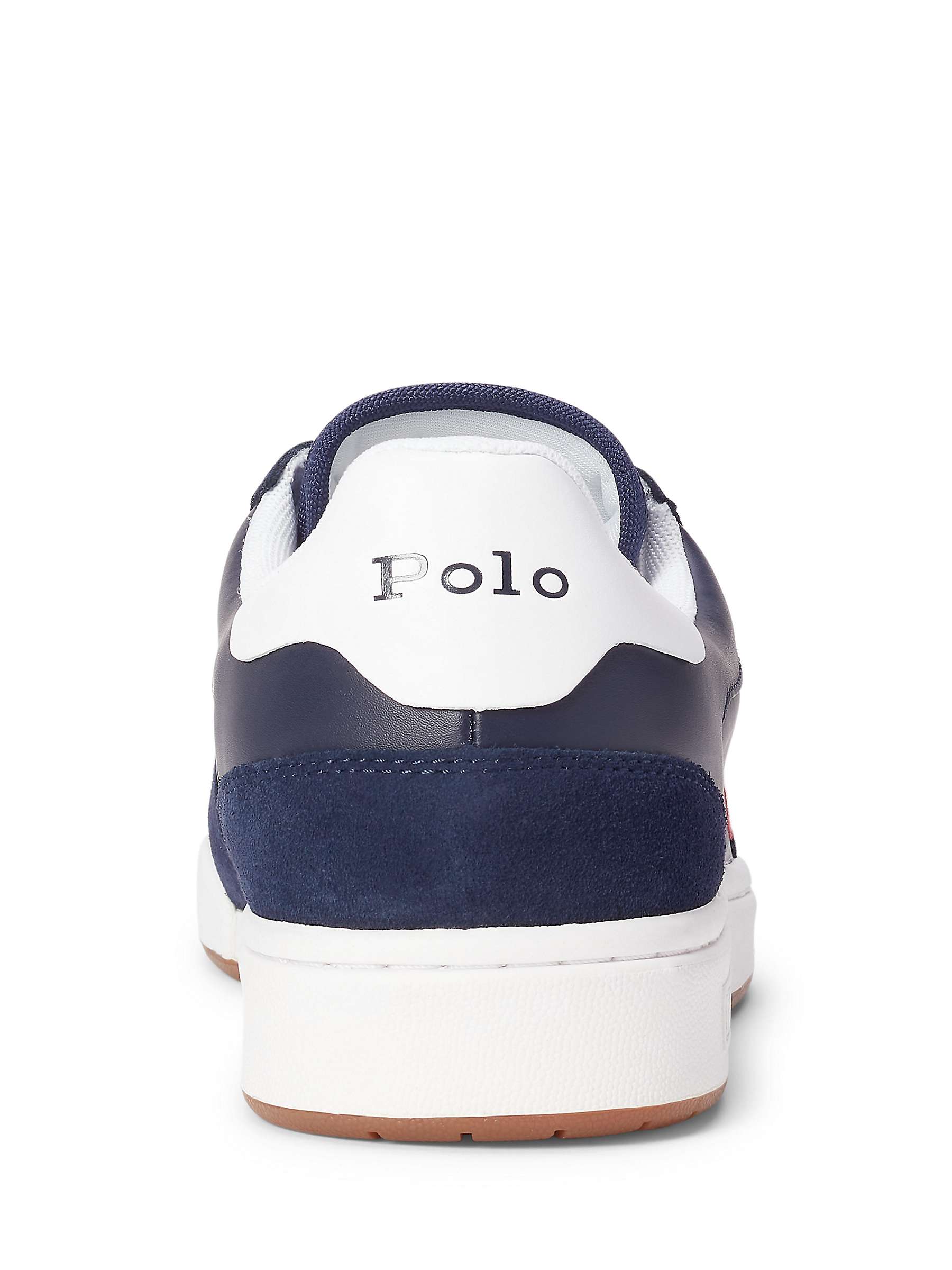 Buy Ralph Lauren Polo Court Trainers, Navy Online at johnlewis.com