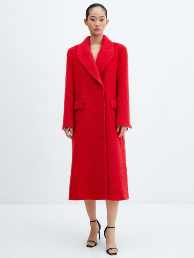 Mango sale red coat