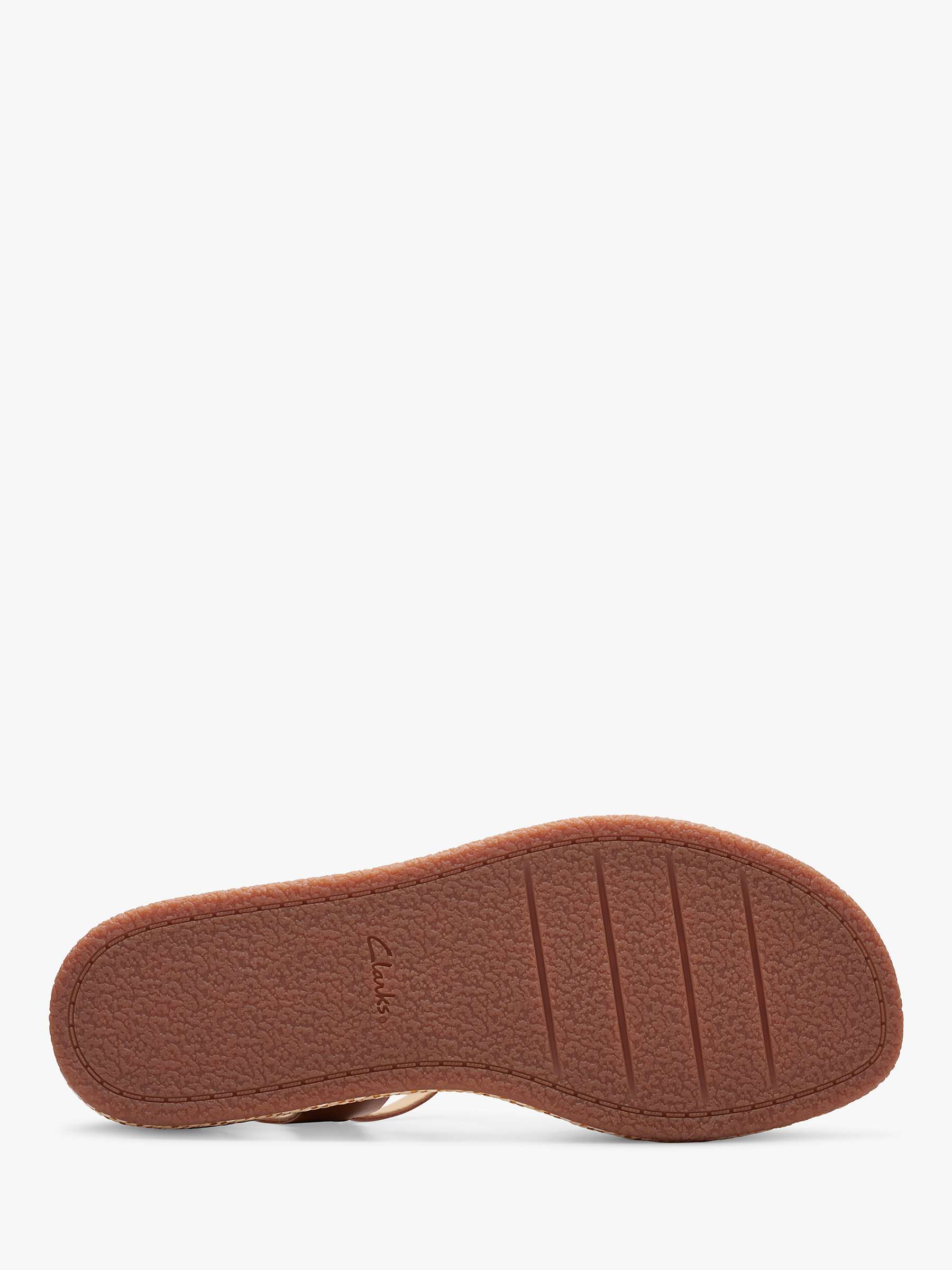 Buy Clarks Kimmei Twist Leather Wedge Sandals Online at johnlewis.com