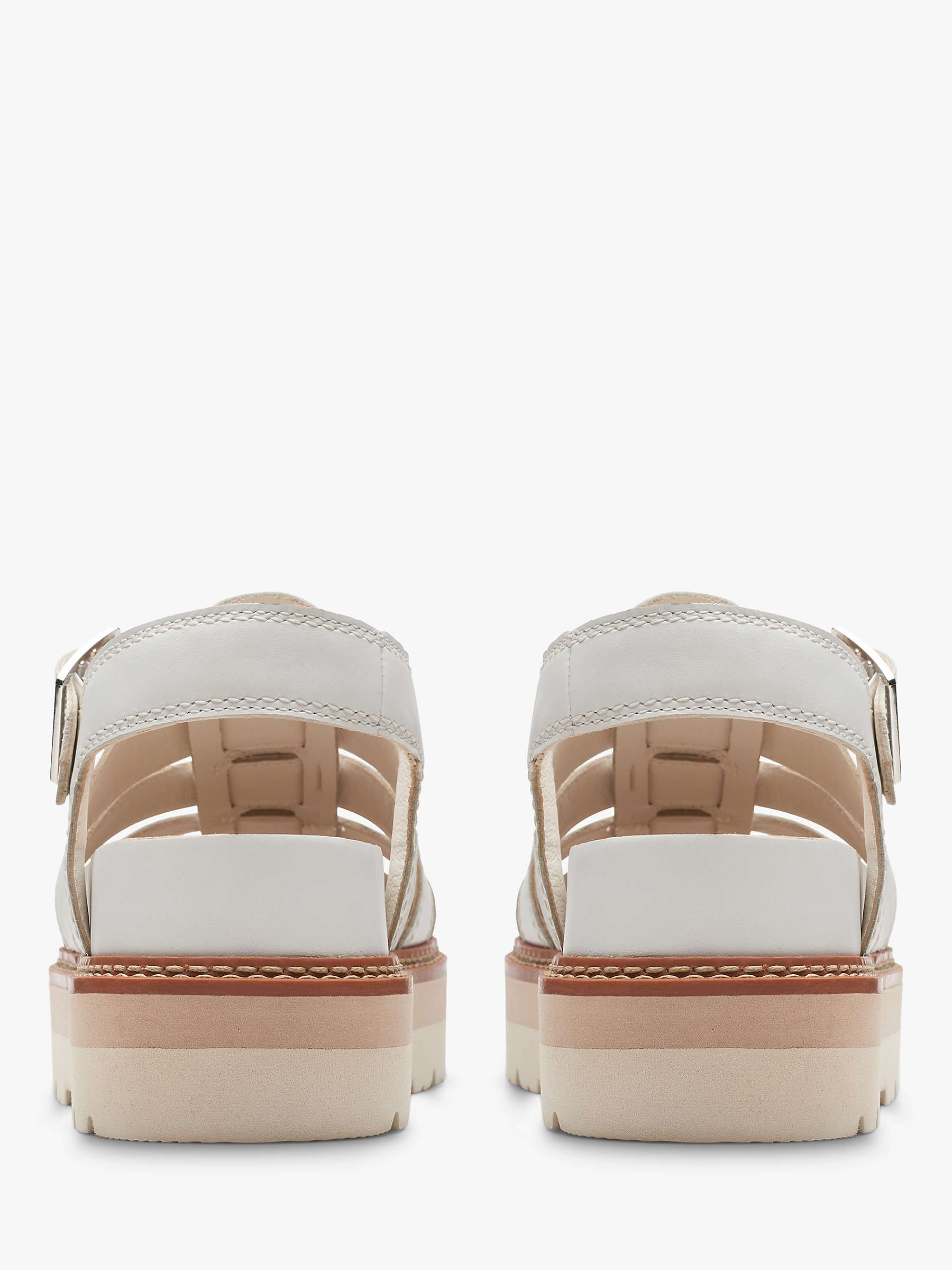Buy Clarks Orianna Twist Leather Caged Sandals Online at johnlewis.com