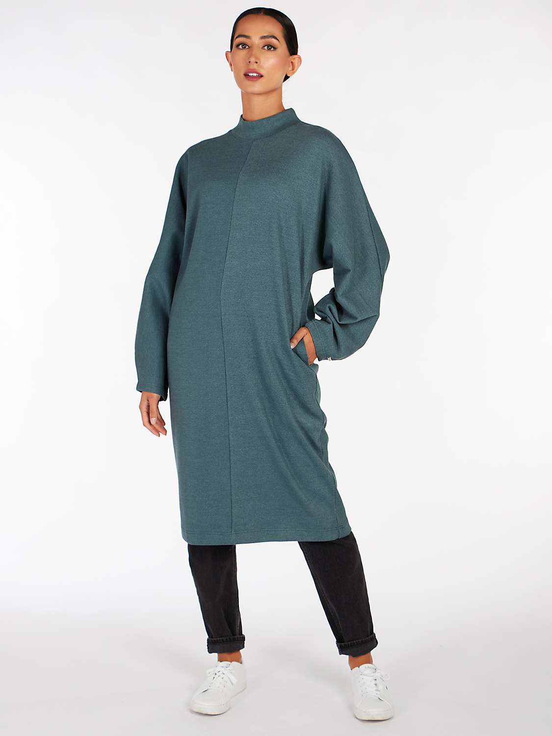 Buy Aab Loose Fit Knit Midi Dress Online at johnlewis.com