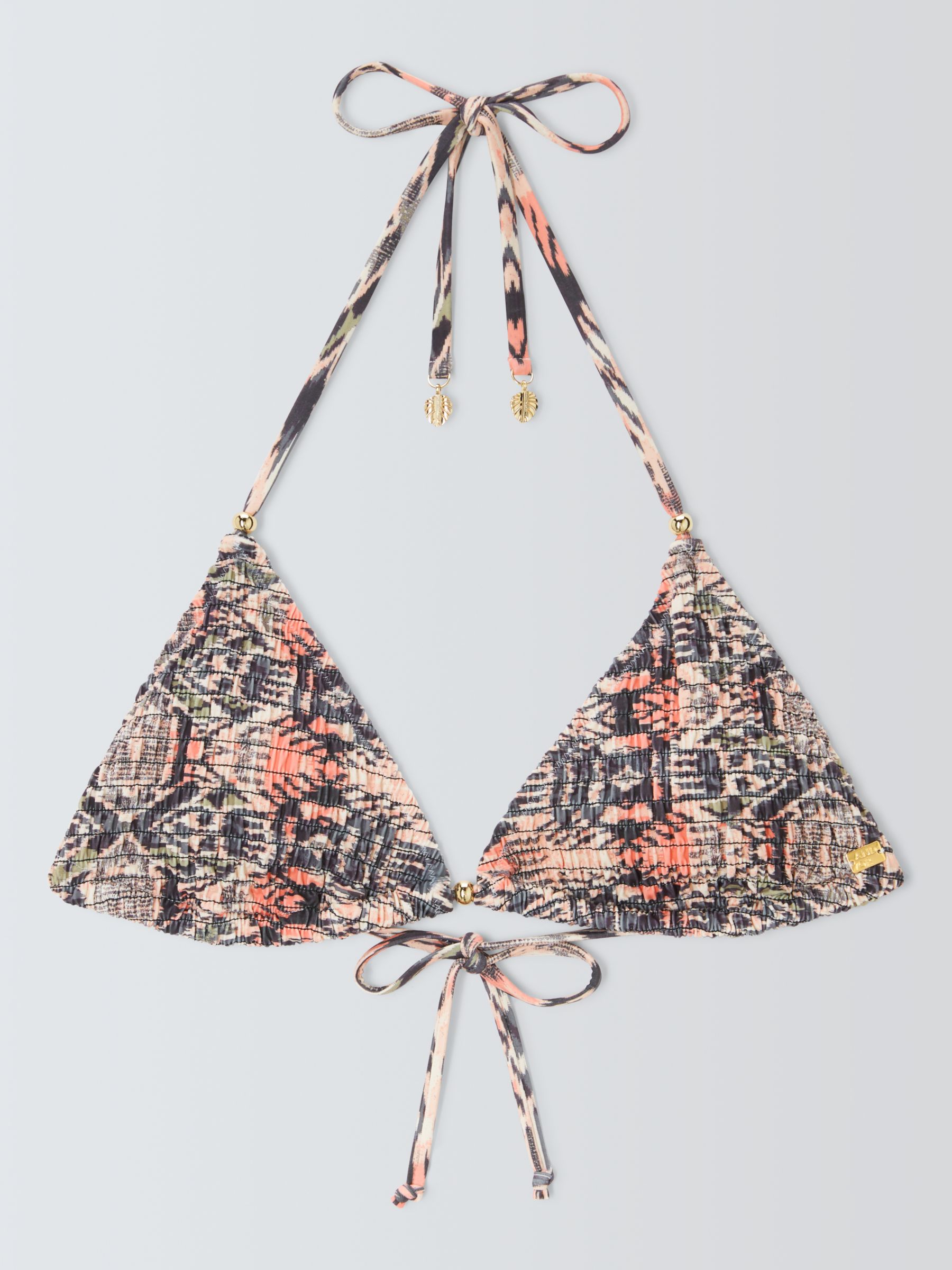 AND/OR Desert Ikat Triangle Bikini Top, Multi, 16