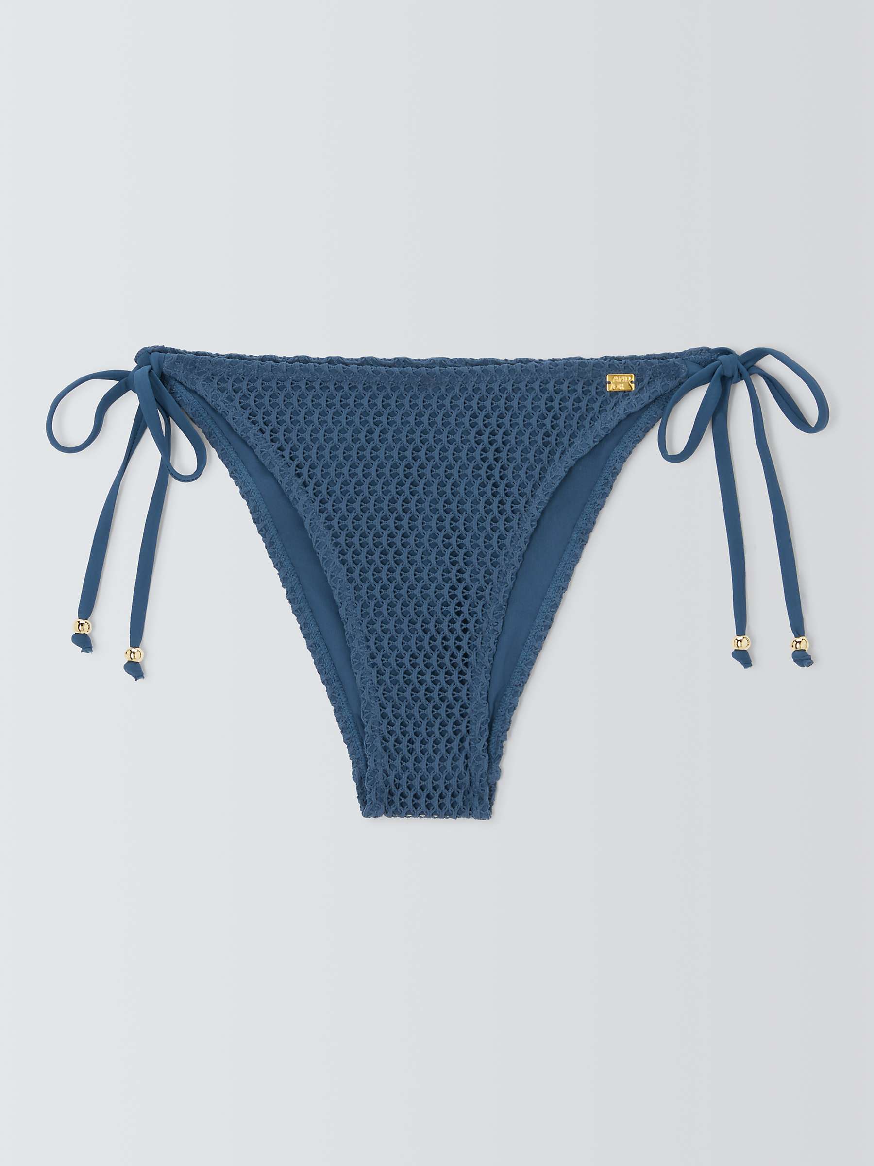 Buy AND/OR Crochet String Bikini Bottoms, Denim Online at johnlewis.com