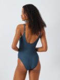 AND/OR Crochet Cut Out Swimsuit, Denim