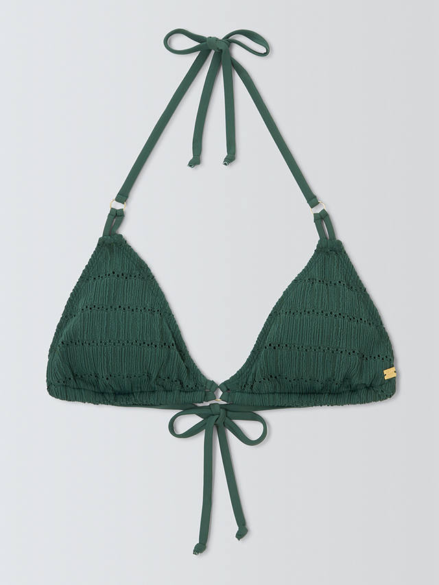 AND/OR Bali Crochet Traingle Bikini Top, Green