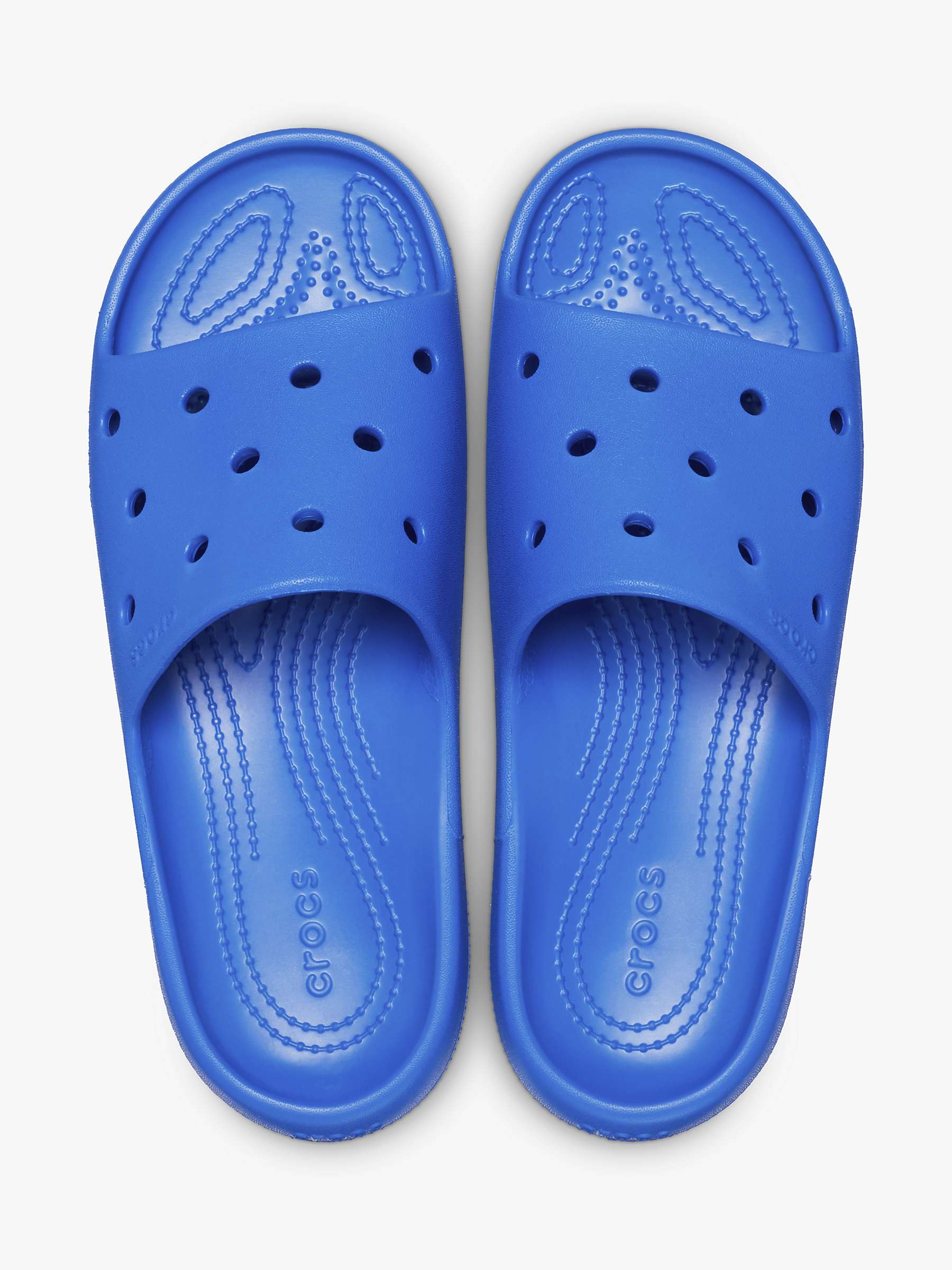 Buy Crocs Classic Slider Sandals, Blue Bolt Online at johnlewis.com