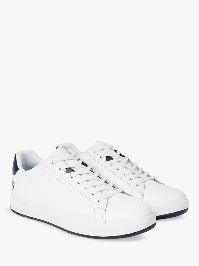 Paul Smith Albany Leather Trainers, White