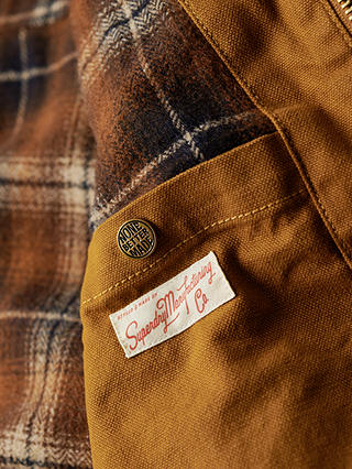 Superdry Workwear Ranch Jacket, Tobacco Brown
